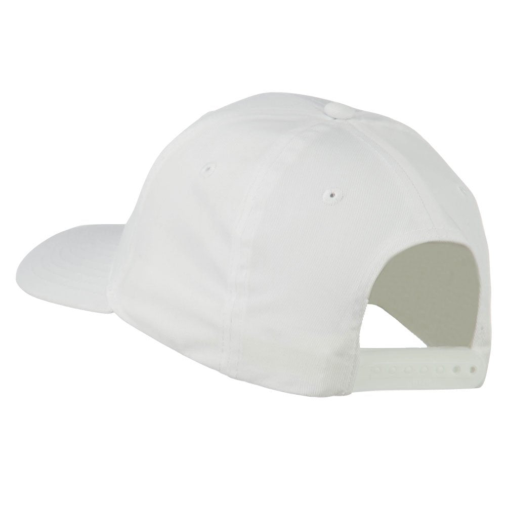 e4Hats Houston cap back view with snap closure for easy adjustment.
