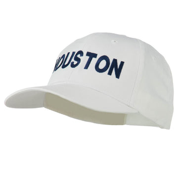 e4Hats Houston cap side view showcases six-panel construction for balanced fit.