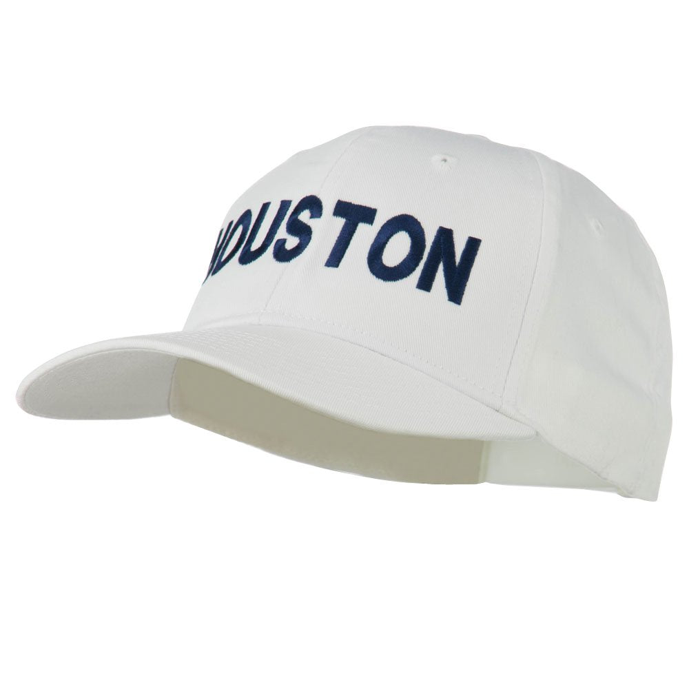 e4Hats Houston cap side view showcases six-panel construction for balanced fit.