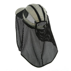 e4Hats.com Talson UV Flap Cap side view showing detachable sun flap