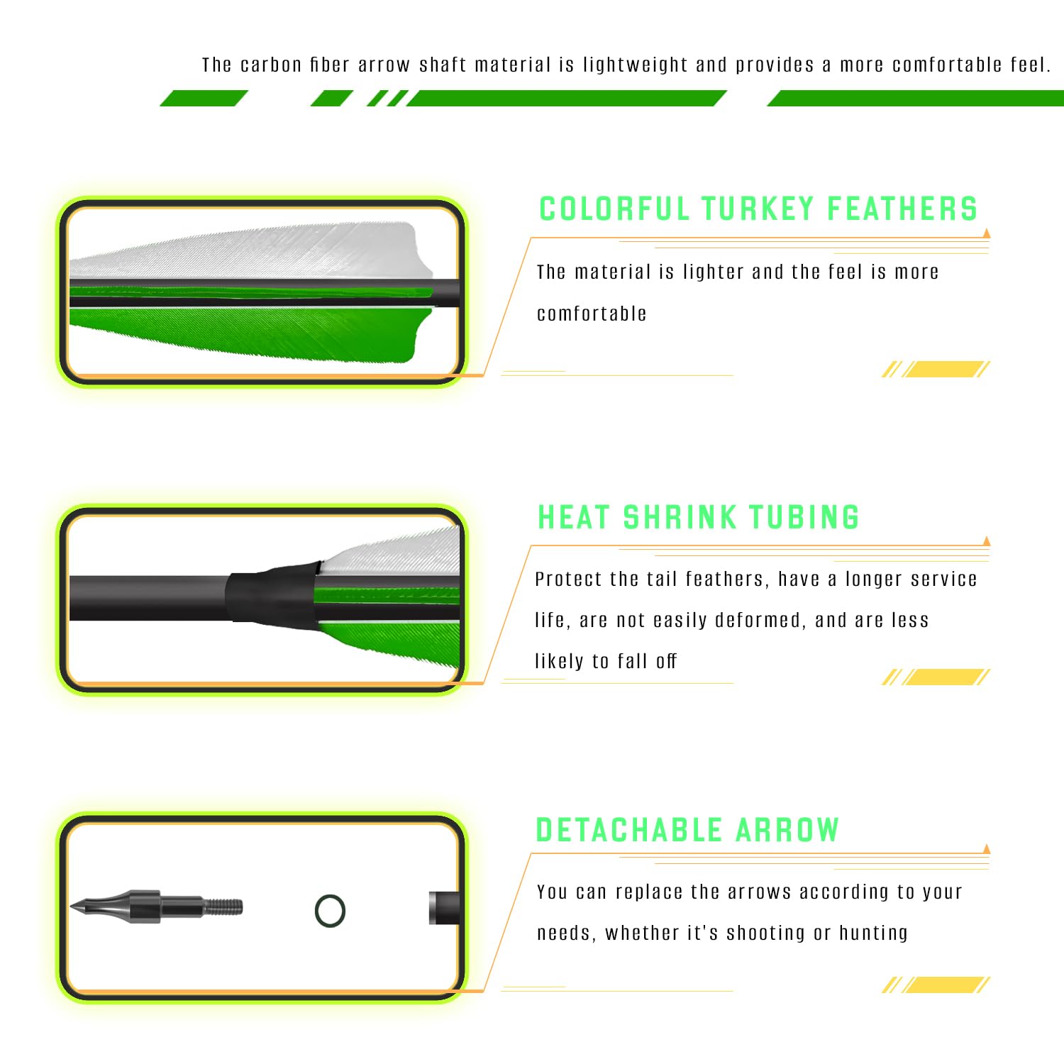 e5e10 adjustable arrow nock for recurve and compound bows