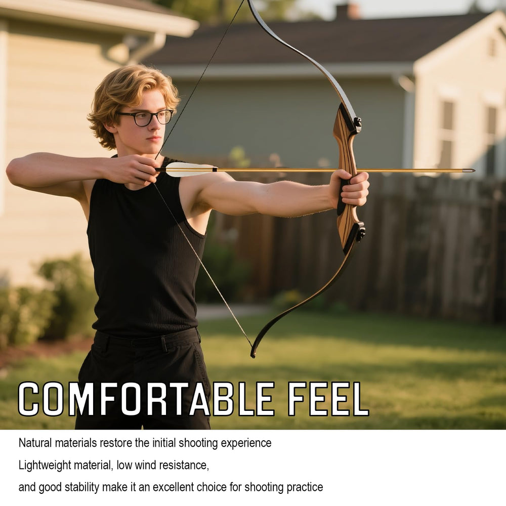 e5e10 arrows fit recurve bows with 40-60 lb draw weight for versatile practice.
