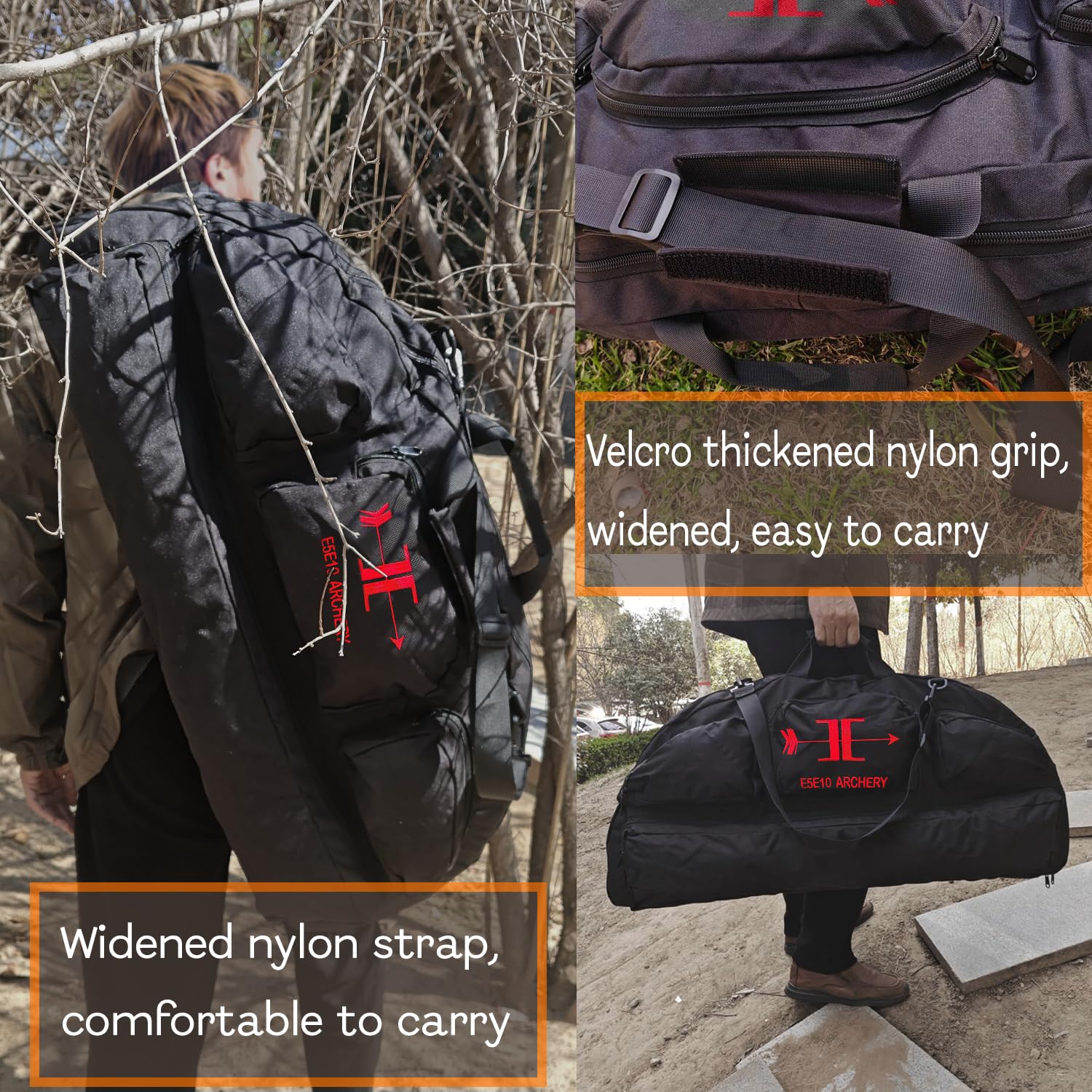 e5e10 bow case secure storage with lined interior