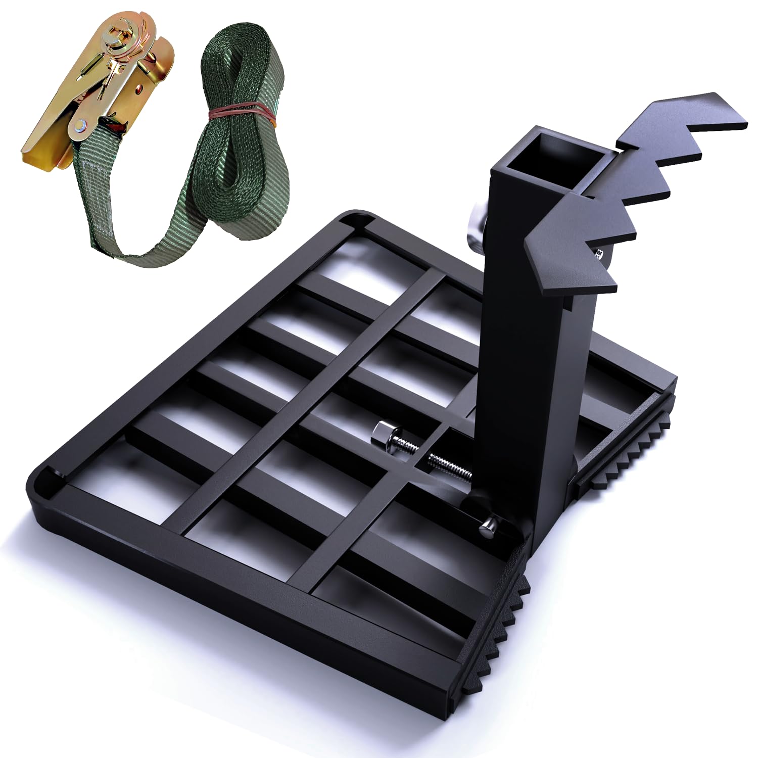 e5e10 hunting saddle platform with 15x13 inch standing area for stable 360-degree shooting