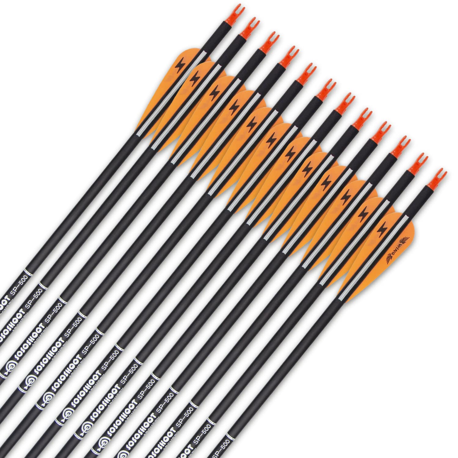 e5e10 pack of 12 arrows highlighting overall durability