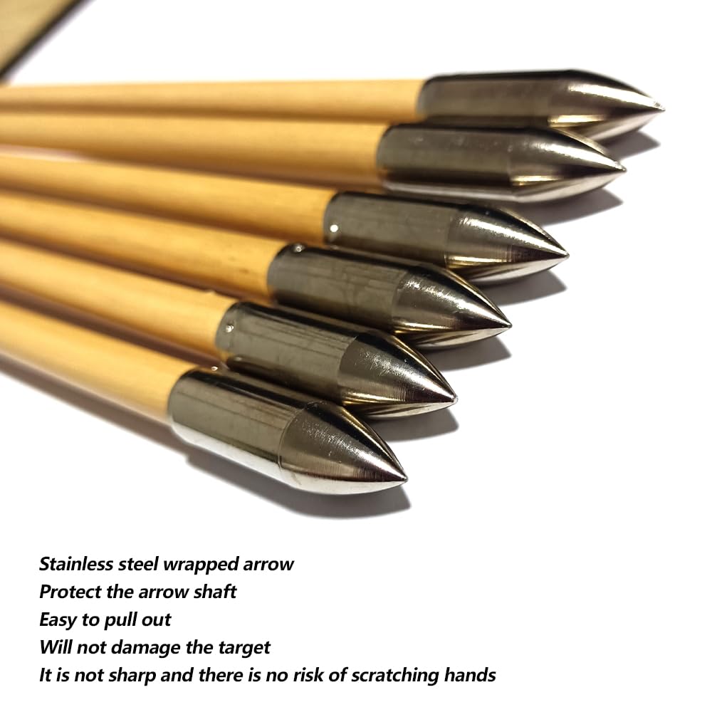 e5e10 arrows compatible with recurve and longbows for versatile use