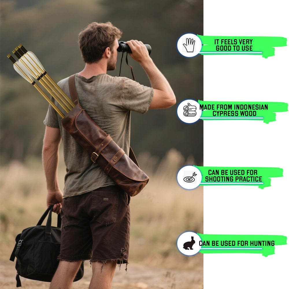 e5e10 wooden shaft arrows balance feel for reliable training sessions.