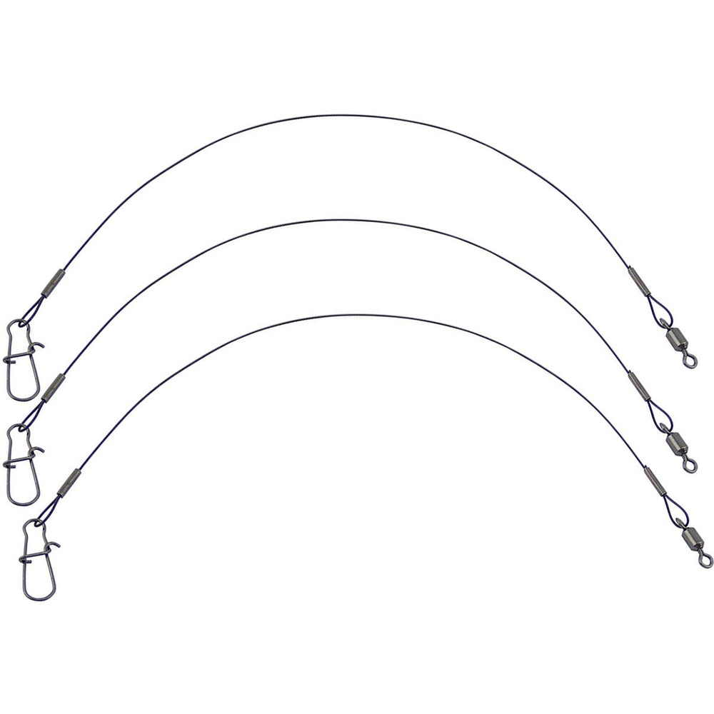 Eagle Claw 08012-015 steel leader, 36 inches, 60 lb test, ideal for heavy setups