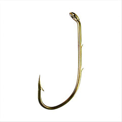 Eagle Claw 181FH-4 baitholder down-eye hook with offset for reliable live bait fishing