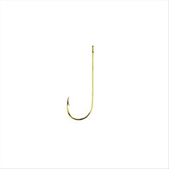 Eagle Claw 202-2 Aberdeen light wire non-offset hook for reliable bait presentation in freshwater angling