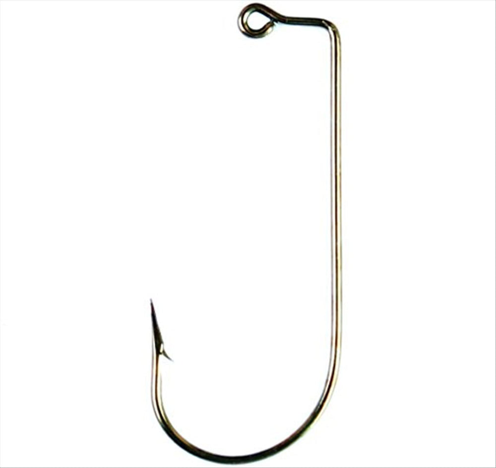 Eagle Claw 570-2 Classic Bronze Hooks with Aberdeen 90° Jig for versatile freshwater fishing