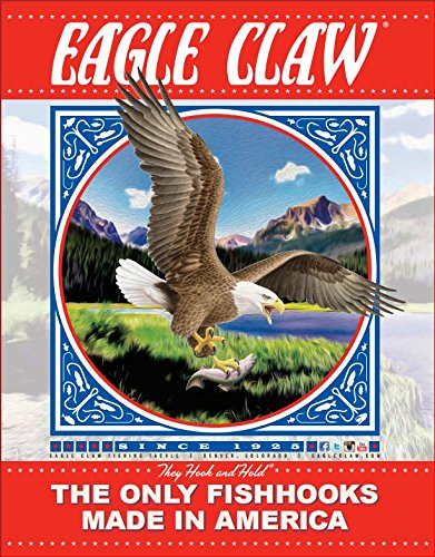 Eagle Claw 570 Bronze 200-pack in hand illustrating ready-to-tie pack.