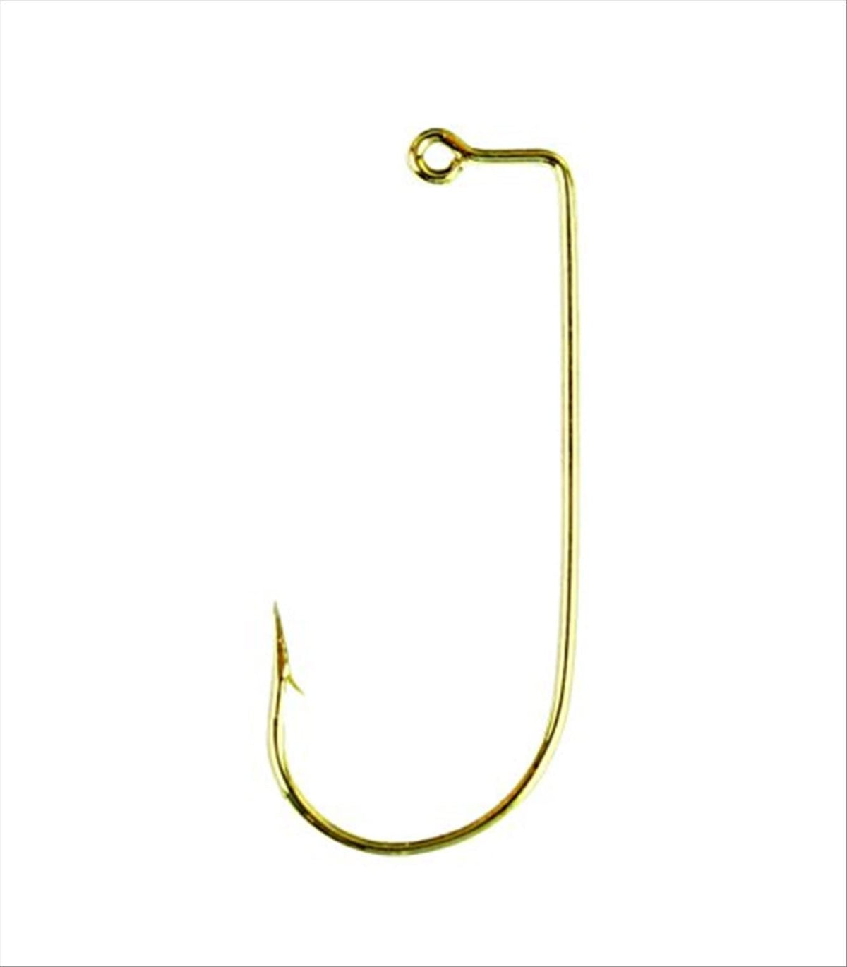 Eagle Claw Aberdeen 575-2 90 Degree Jig in gold finish for bottom jigging.
