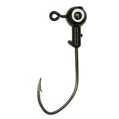 Eagle Claw Ball Head Pro-V Hook 1-16oz in black, designed for secure bait presentation.