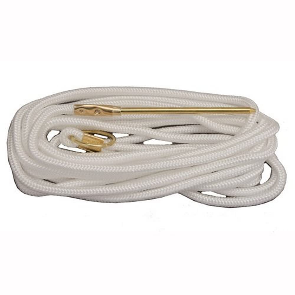 Eagle Claw braided nylon stringer, 12 ft, white, ready for freshwater and saltwater use.