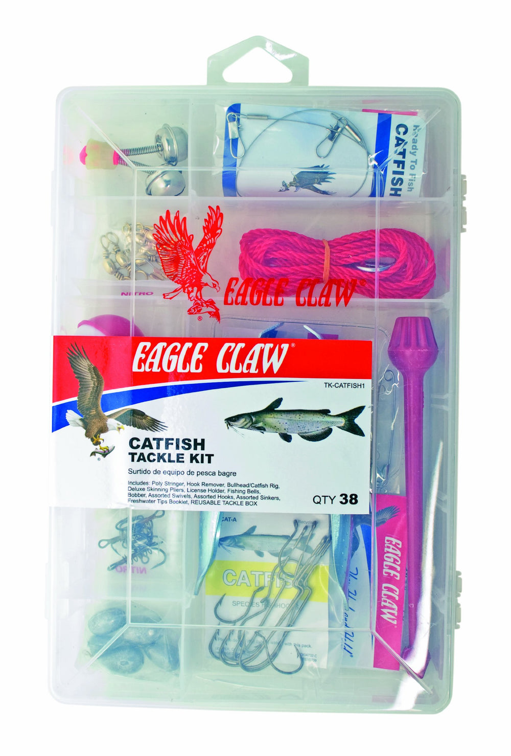 Eagle Claw Catfish Tackle Kit cover keeps gear organized for quick trips
