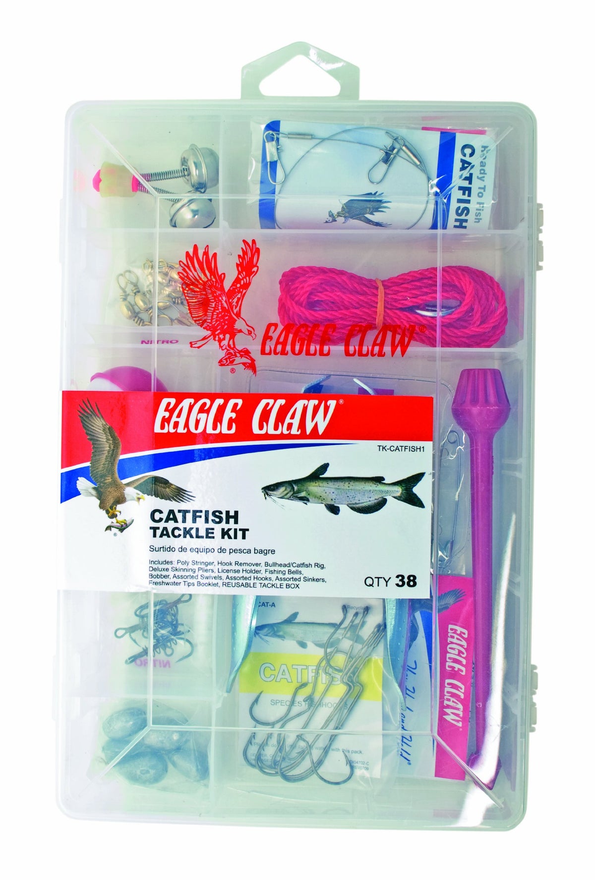 Eagle Claw Catfish Tackle Kit cover keeps gear organized for quick trips