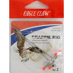 Eagle Claw Crappie Rig 06010-002 in-water use for precise hook exposure