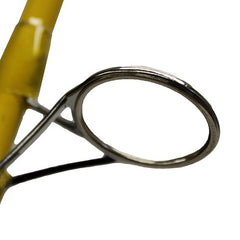 Eagle Claw Featherlight Combo cork handles offer comfortable grip for extended casts.