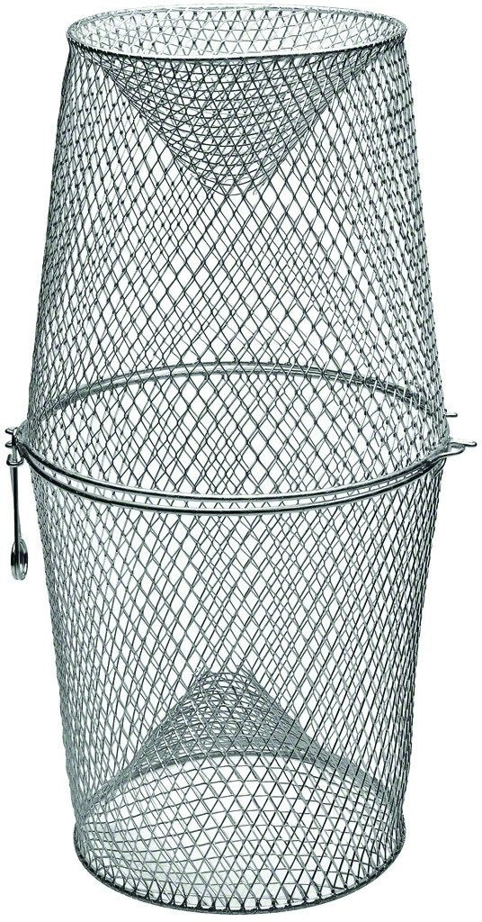 Eagle Claw Galvanized Minnow Trap - close-up galvanized steel