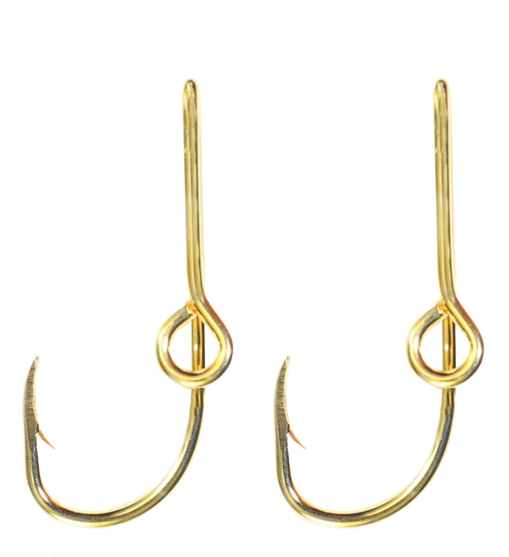 Eagle Claw gold hat hook pins add a stylish touch to caps.