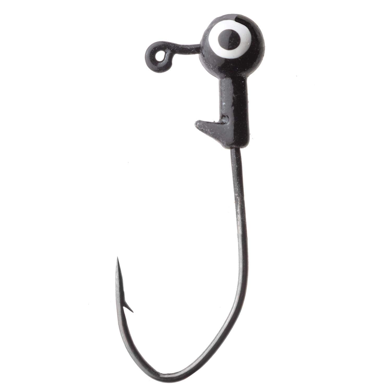 Eagle Claw LS Pro-V Jig with Aberdeen hook in black provides strong grip and reliable hold.