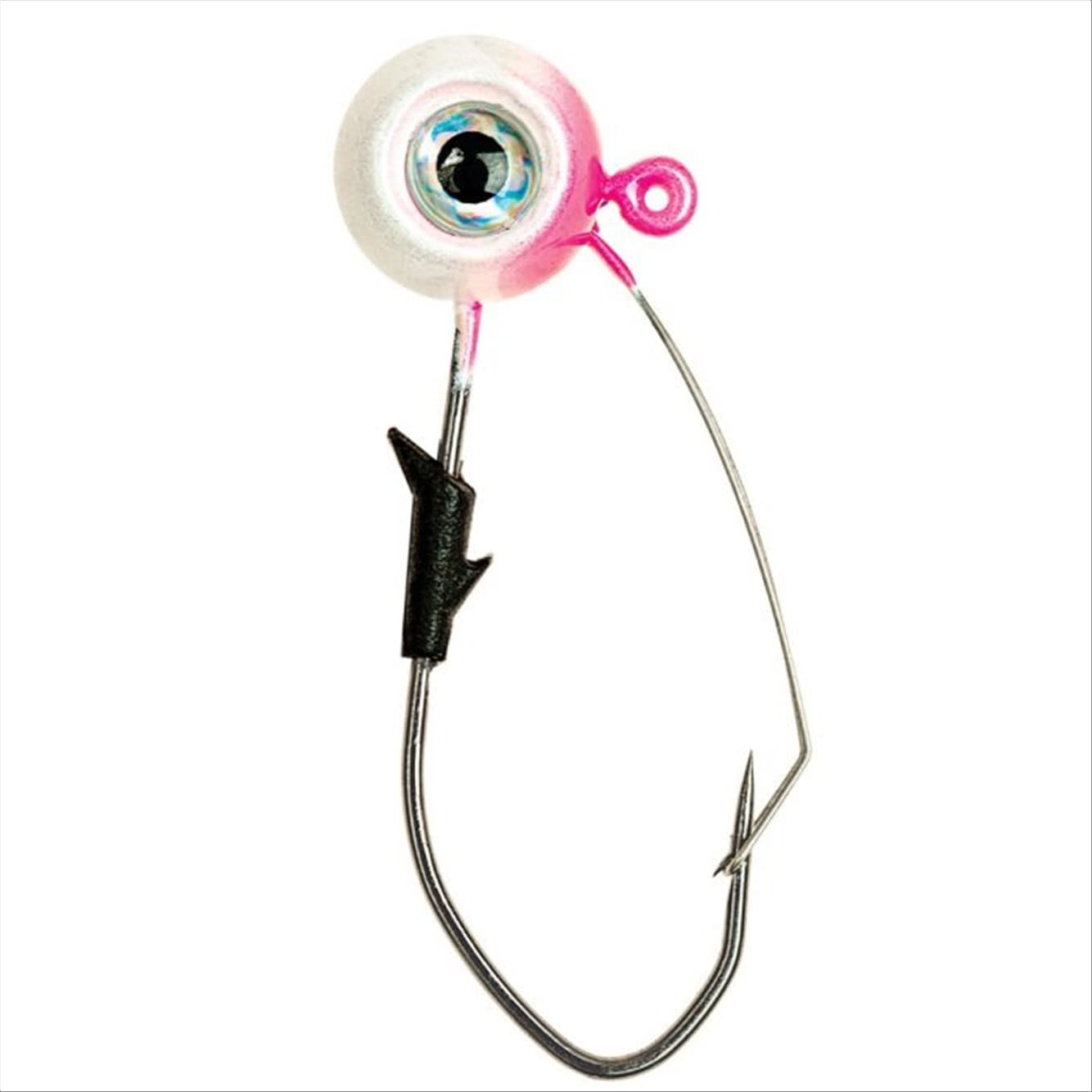 Eagle Claw PRO-V WDLESS Eagle Eye Jig pink/white, snag-free casting and bright visibility