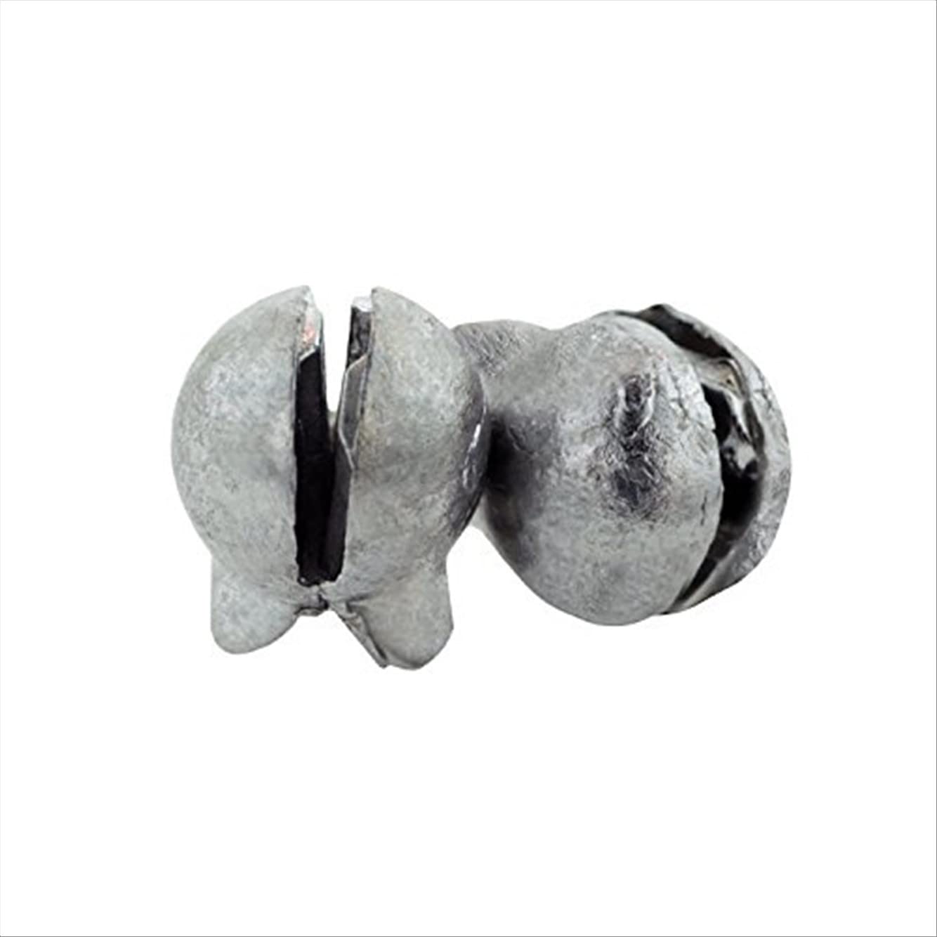 Eagle Claw removable split-shot sinker size 5 enables quick rig changes on freshwater and saltwater.