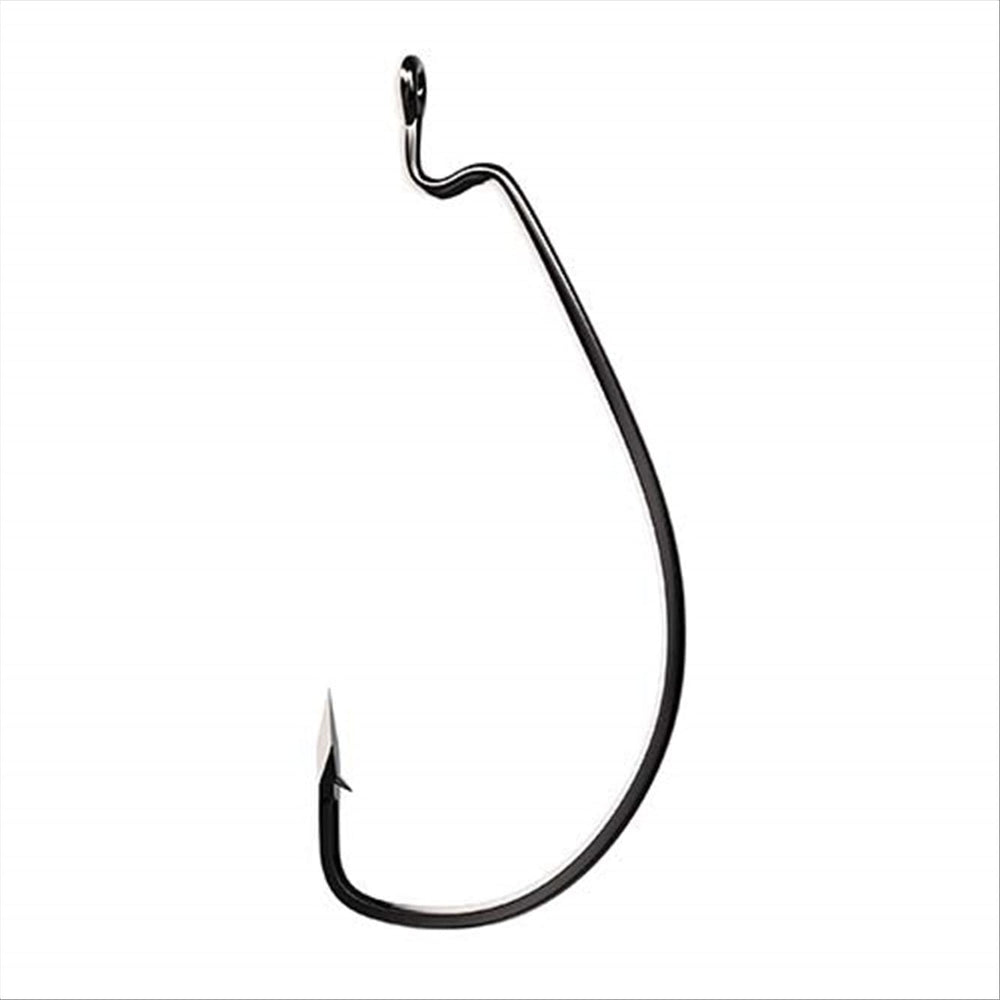 Eagle Claw TK110-5/0 trokar worm hook with extra wide gap for fast, secure hooksets.