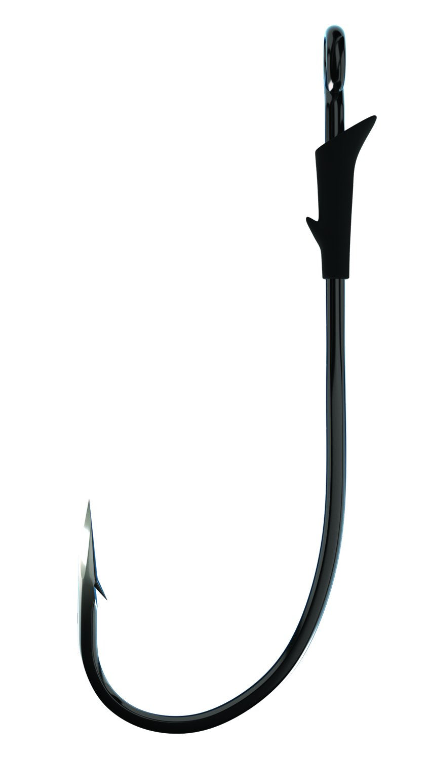 Eagle Claw TK180 5/0 hook in platinum black for fast penetration and worm presentations