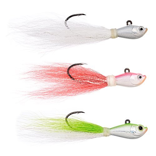 Eagle Claw TKBJA-3 Bucktail Jig hook finish black chrome for durability