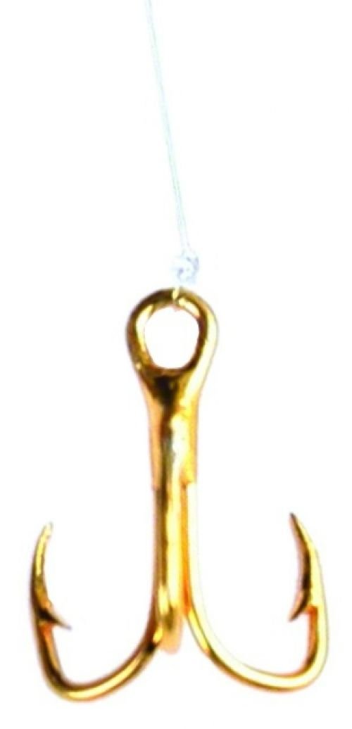 Eagle Claw Treble 18 hook close-up, versatile lure connection and reliable hookups.