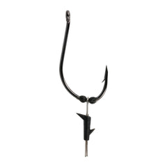 Close-up of Eagle Claw TROKAR AXS Keeper Drop Shot Hook TK150 showing keeper design