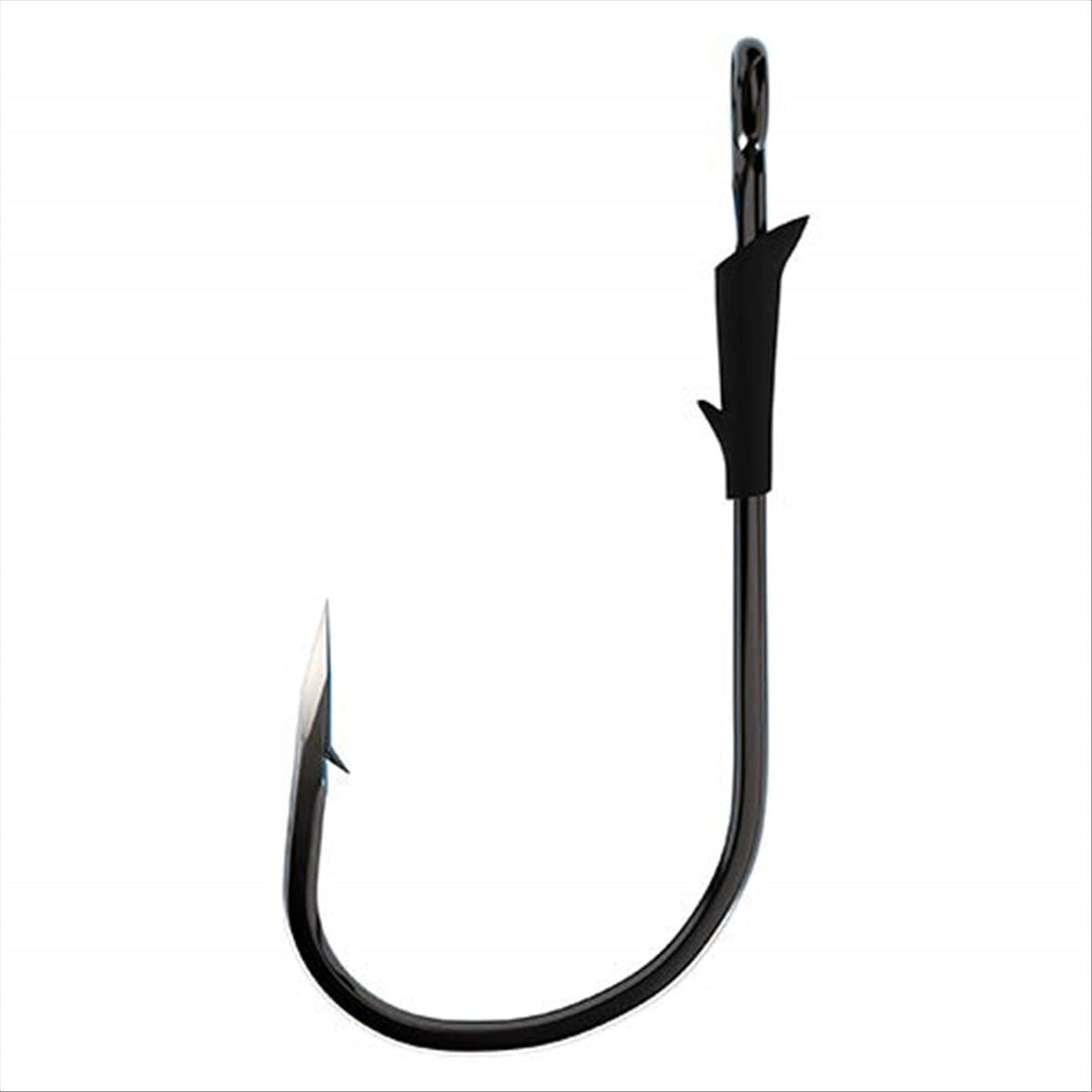 Eagle Claw Trokar Flippin' Hook shows three-sided point for faster penetration and secure hookups.