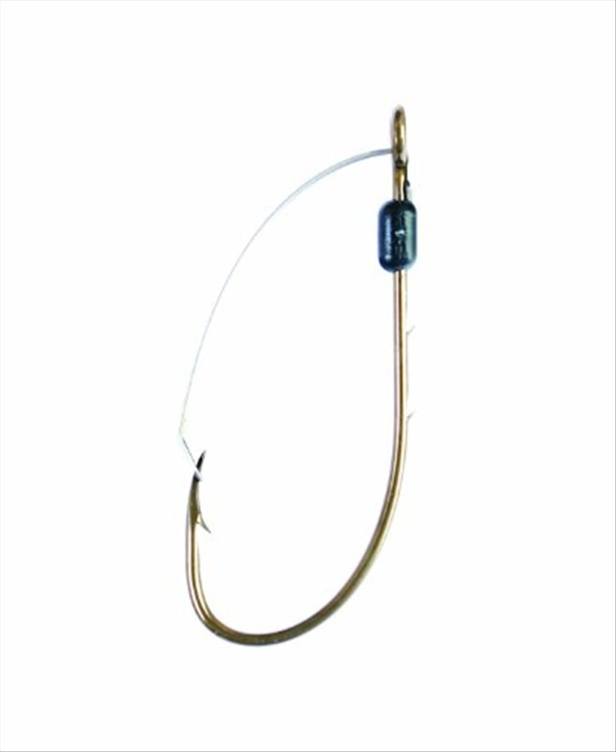 Eagle Claw Weedless Baitholder with two slices enables weed-free fishing near aquatic vegetation