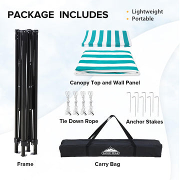 Eagle Peak 1-year limited warranty provides post-purchase support.
