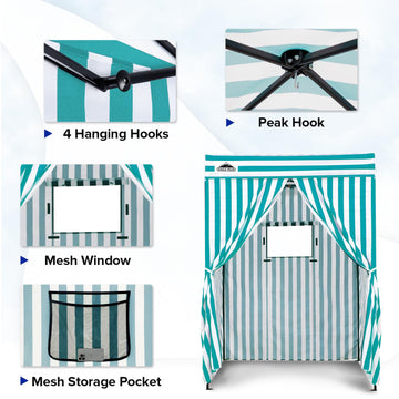 Eagle Peak interior with mesh pockets supports gear organization and storage.
