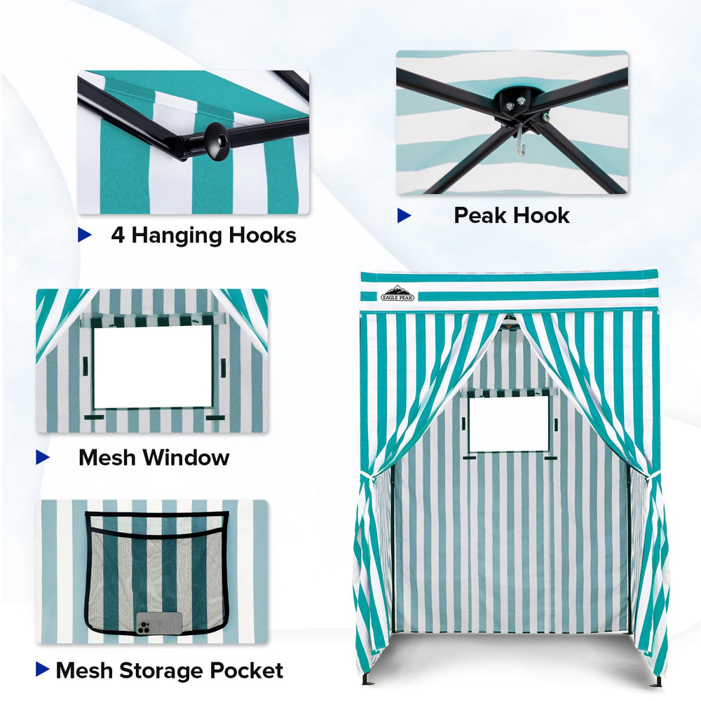 Eagle Peak interior with mesh pockets supports gear organization and storage.