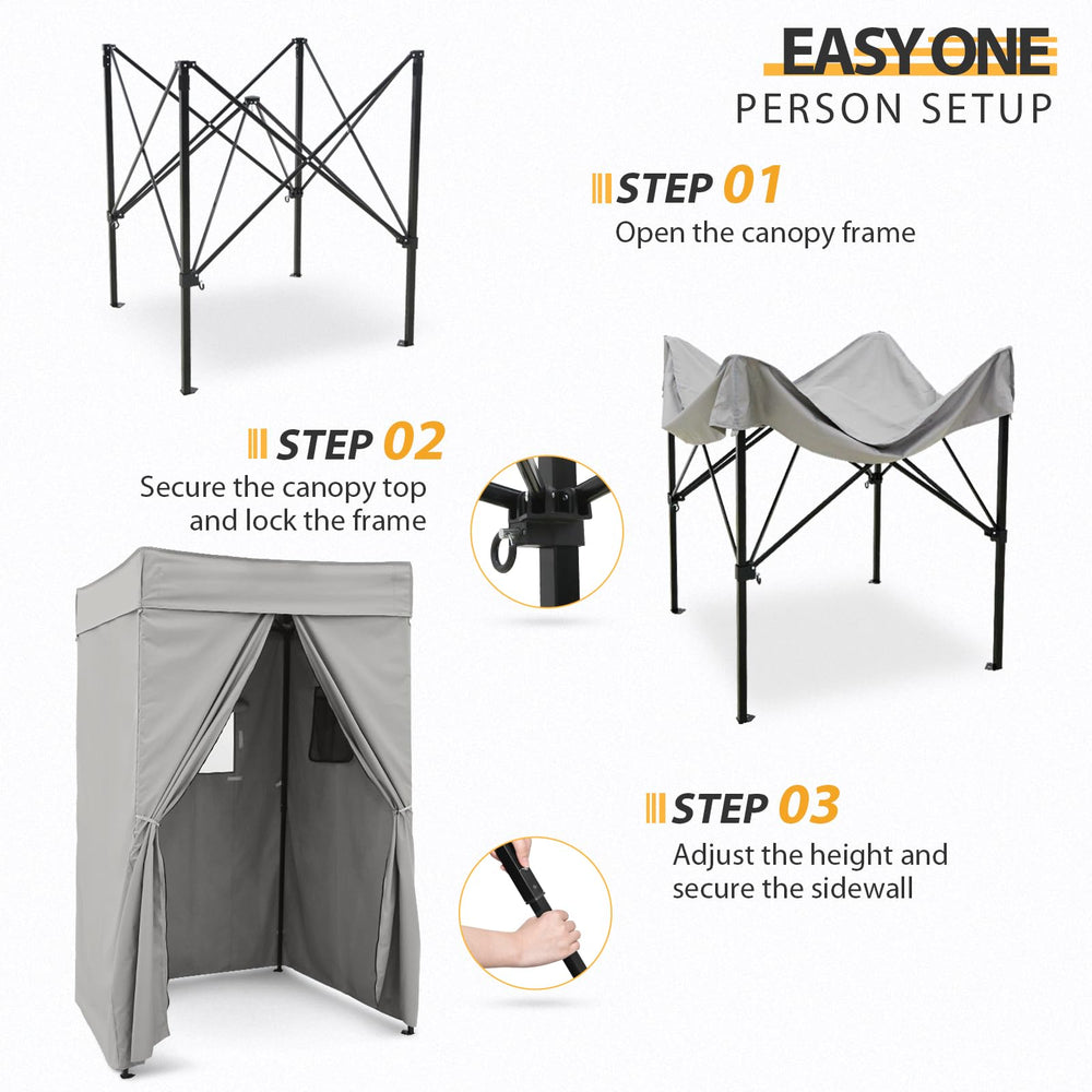 EAGLE PEAK Flex Compact 4x4 canopy ceiling hook supports accessories.