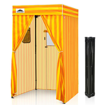 Eagle Peak Flex Compact 4x4 canopy top for instant privacy and shade during shoots