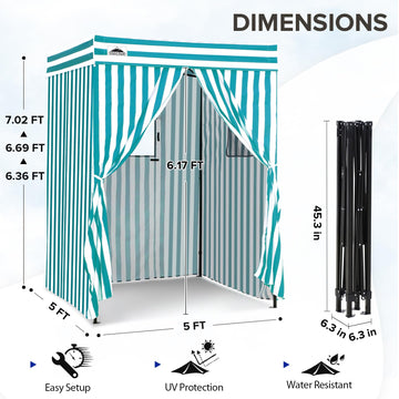 Eagle Peak canopy quick setup demonstrates one-person operation and convenience.