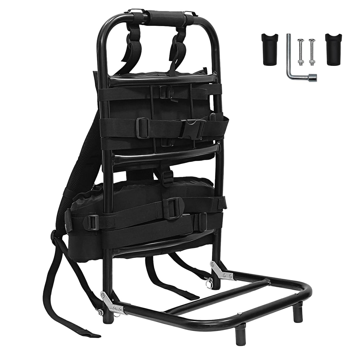 EAGWON foldable frame demonstrates folding mechanism for compact storage and easy transport