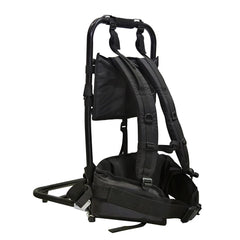 EAGWON hiking frame shows ergonomic padded shoulder straps for comfort