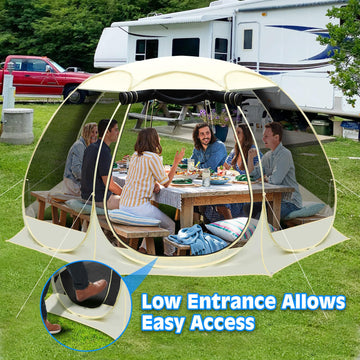 Eapele automatic-pop-up design enables rapid setup anywhere