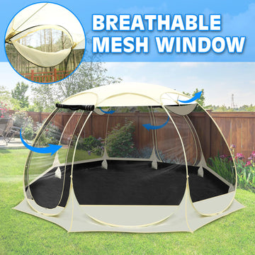 Eapele pop-up shelter lightweight and portable for easy transport