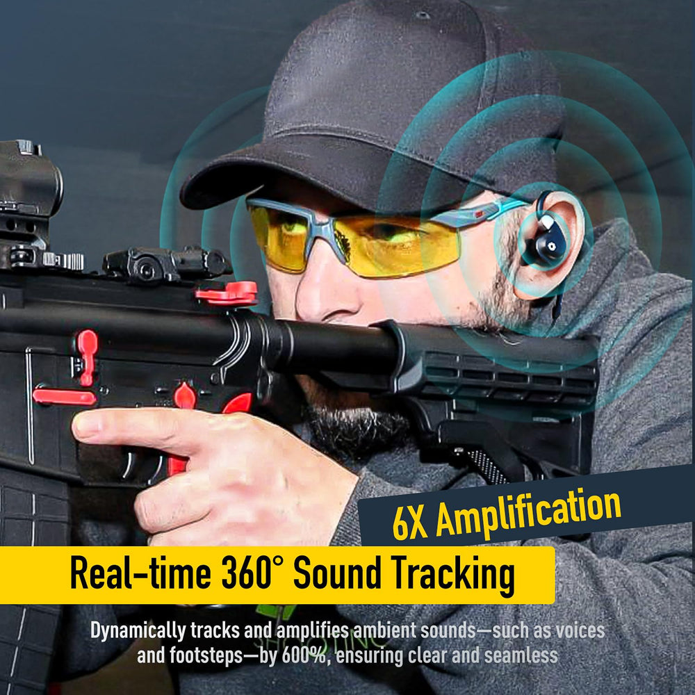 EARMOR M200T ambient mode for enhanced environmental cues during outdoor activities.
