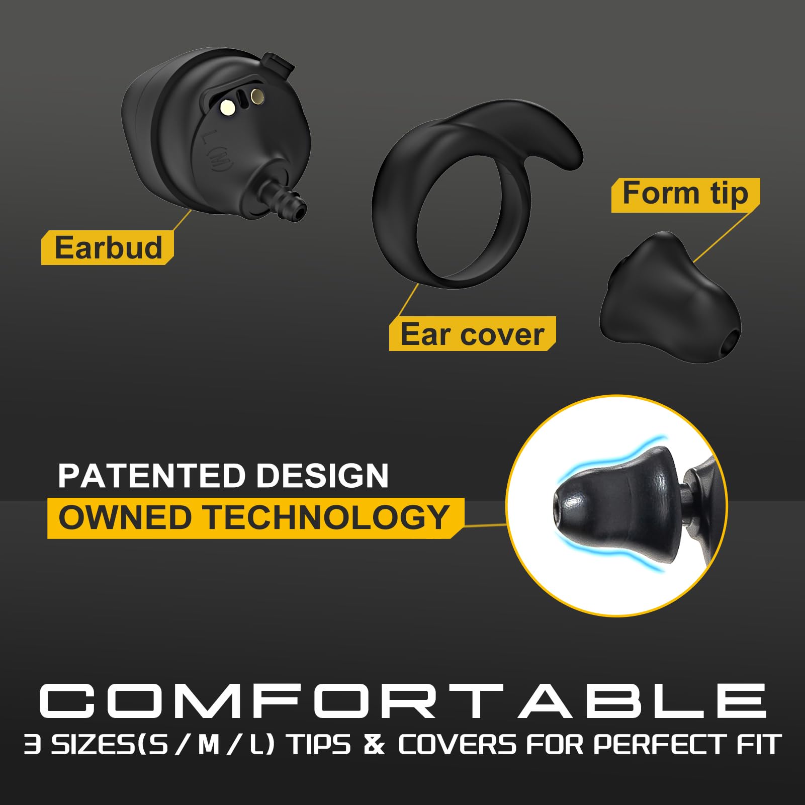 EARMOR M20T PRO lightweight 6.7g design reduces fatigue during long sessions