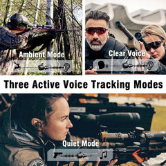 EARMOR M20T PRO noise reduction 82dB preserves environment sounds while protecting ears