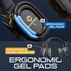 EARMOR M300T Bluetooth interface highlights wireless audio for hunting and range use.