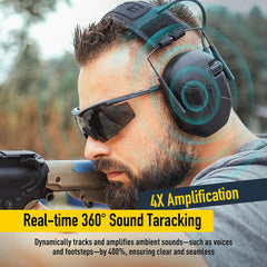 EARMOR M300T ergonomic headband distributes weight for long wear.